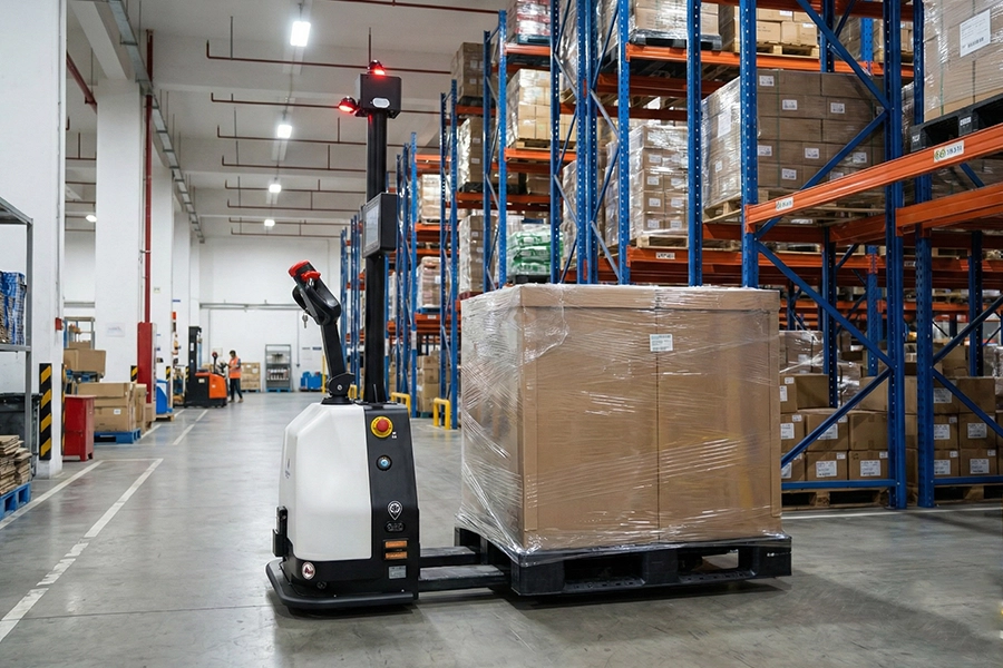 DPM 1500 autonomous forklift – 1500kg payload compact model for narrow aisle operations